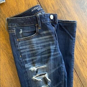 American Eagle Dark Wash Jeans 4